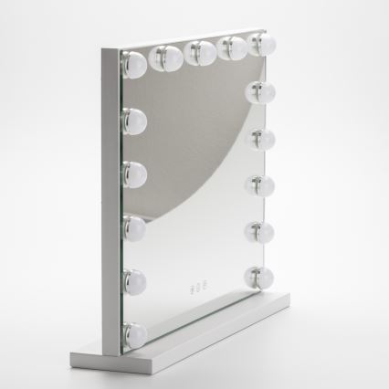 Brilagi - LED stmievateľné make-up zrkadlo HOLLYWOOD LED/15W/230V 3000/4000/6500K