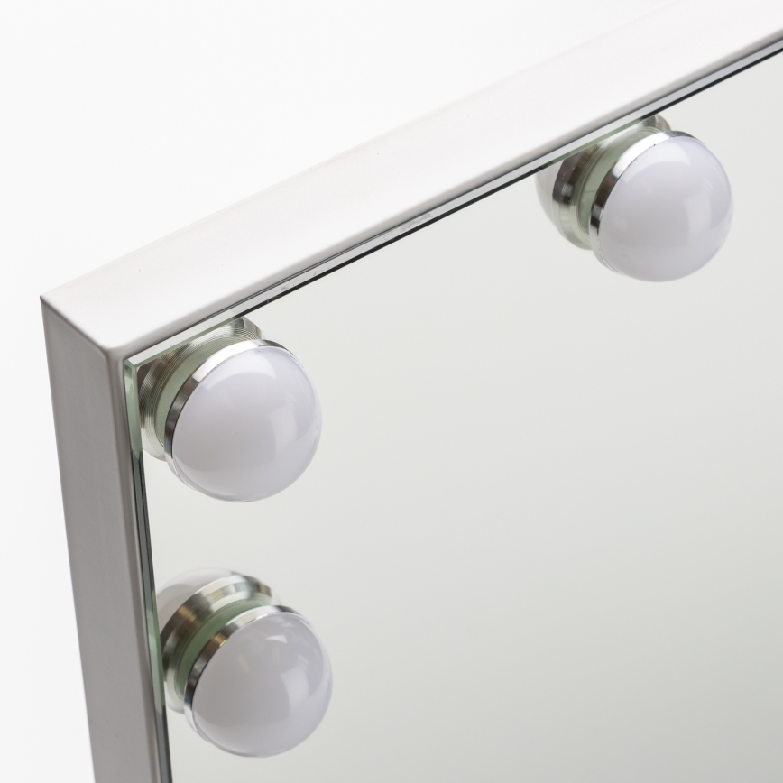 Brilagi - LED stmievateľné make-up zrkadlo HOLLYWOOD LED/15W/230V 3000/4000/6500K