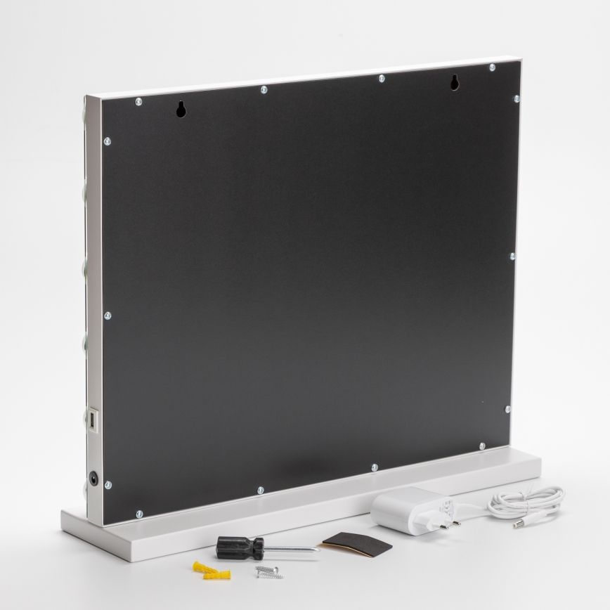 Brilagi - LED stmievateľné make-up zrkadlo HOLLYWOOD LED/15W/230V 3000/4000/6500K