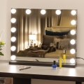 Brilagi - LED stmievateľné make-up zrkadlo HOLLYWOOD LED/15W/230V 3000/4000/6500K