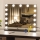 Brilagi - LED stmievateľné make-up zrkadlo HOLLYWOOD LED/15W/230V 3000/4000/6500K