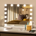 BRILAGI - LED Stmievateľné make-up zrkadlo HOLLYWOOD LED/15W/230V CCT + USB biela