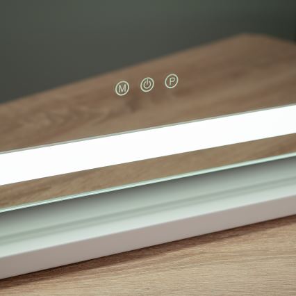 BRILAGI - LED stmievateľné make-up zrkadlo CALIFORNIA LED/25W/230V 3000/4000/6500K 55x44 cm biela