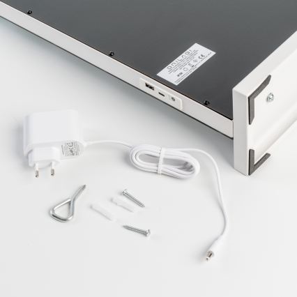 BRILAGI - LED stmievateľné make-upové zrkadlo HOLLYWOOD LED/15W/230V CCT + 2x USB 60x50 cm biela