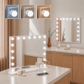 BRILAGI - LED stmievateľné make-upové zrkadlo HOLLYWOOD LED/15W/230V CCT + 2x USB 60x50 cm biela