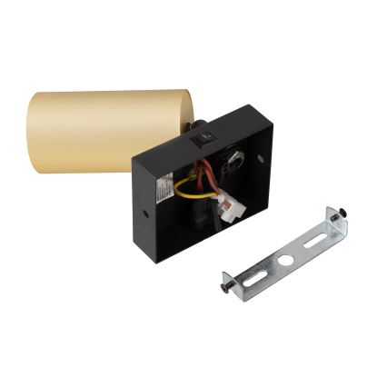 Brilagi - LED RGBW Stmievateľné nástenné bodové svietidlo SELE 1xGU10/4,8W/230V 3000K čierna/zlatá + diaľkové ovládanie