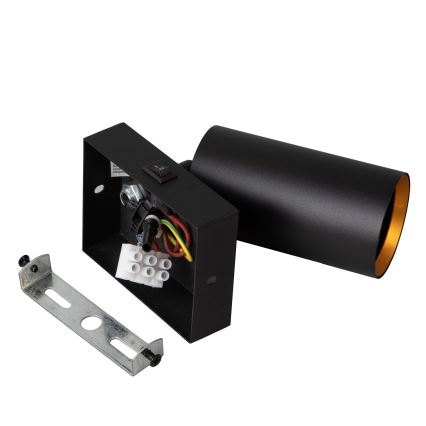Brilagi - LED stmievateľné nástenné bodové svietidlo SELE 1xGU10/6,5W/230V 2700-6500K čierna/zlatá