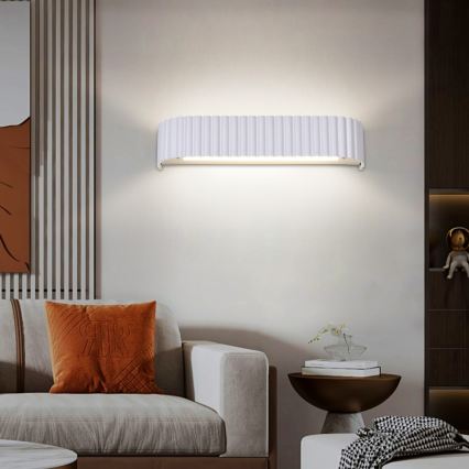 Brilagi - LED Stmievateľné nástenné svietidlo FALCON MODERN LED/14W/230V 3000-6000K 40 cm biela + diaľkové ovládanie