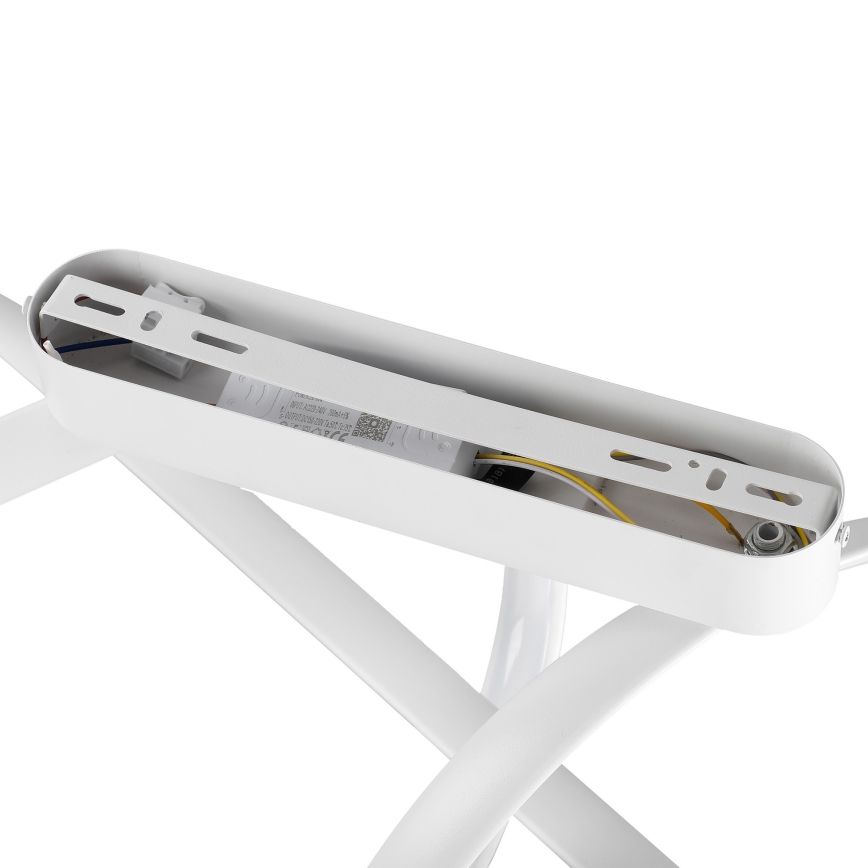 Brilagi - LED Stmievateľný prisadený luster TWISTER LED/60W/230V 3000-6000K biela + diaľkové ovládanie