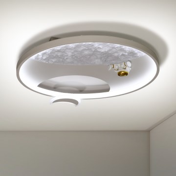 Brilagi - LED Stmievaťelné stropné svietidlo ASTRO LED/20W/230V 3000/4000/6000K + diaľkové ovládanie