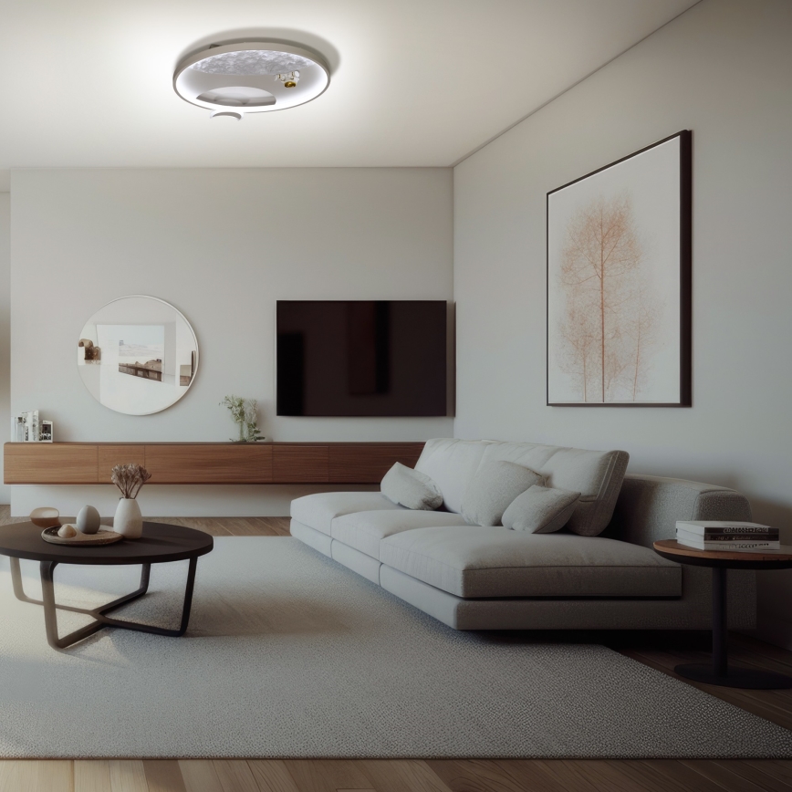 Brilagi - LED Stmievaťelné stropné svietidlo ASTRO LED/20W/230V 3000/4000/6000K + diaľkové ovládanie