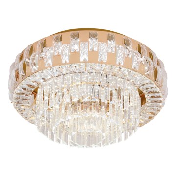 Brilagi - LED stmievateľné stropné svietidlo AURELIA LED/45W/230V 3000-6000K pr. 50 cm zlatá + diaľkové ovládanie