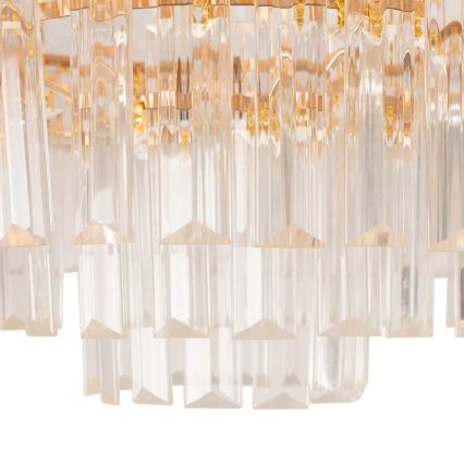 BRILAGI - LED stmievateľné stropné svietidlo AURELIA LED/45W/230V 3000-6000K pr. 50 cm zlatá + diaľkové ovládanie