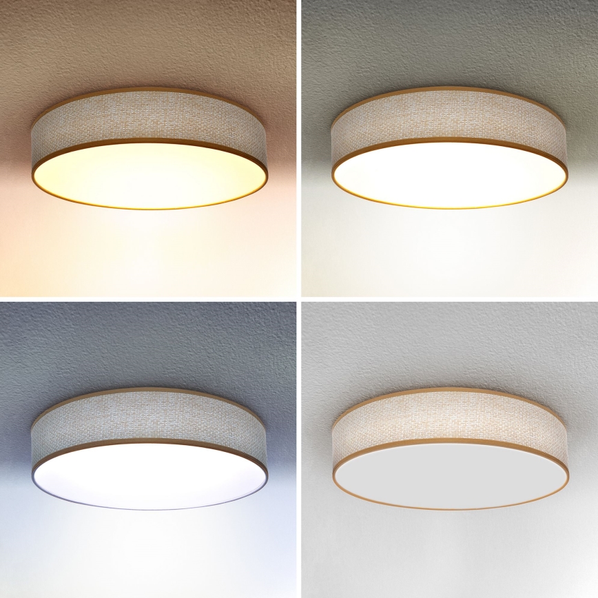 Brilagi - LED Stmievateľné stropné svietidlo CARMEN LED/48W/230V 3000-6500K pr. 40 cm + diaľkové ovládanie