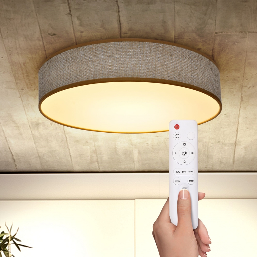 Brilagi - LED Stmievateľné stropné svietidlo CARMEN LED/48W/230V 3000-6500K pr. 40 cm + diaľkové ovládanie