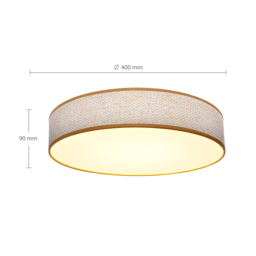 Brilagi - LED Stmievateľné stropné svietidlo CARMEN LED/48W/230V 3000-6500K pr. 40 cm + diaľkové ovládanie