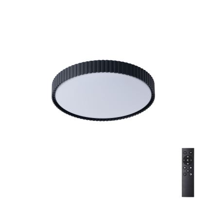 Brilagi - stmievateľné LED stropné svietidlo CORVO LED/54W/230V 3000-6000K čierne, priemer 40 cm + diaľkové ovládanie