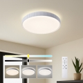 Brilagi - LED Stmievateľné stropné svietidlo CORVO LED/72W/230V 3000-6000K biele pr. 50 cm + diaľkové ovládanie