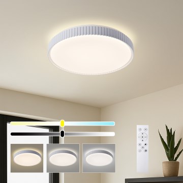 Brilagi - LED Stmievateľné stropné svietidlo CORVO LED/72W/230V 3000-6000K biele pr. 50 cm + diaľkové ovládanie