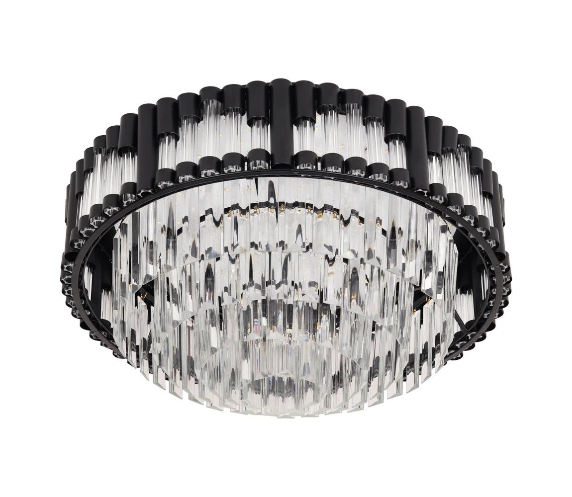 Brilagi - LED stmievateľné stropné svietidlo CROWN LED/41W/230V priemer 48 cm čierne + DO BRSL61031B-LED