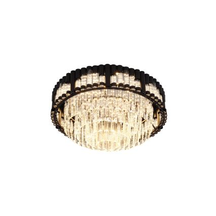 Brilagi - stmievateľné stropné LED svietidlo CROWN LED/41W/230V 3000-6000K, priemer 48 cm, čierne, s diaľkovým ovládaním