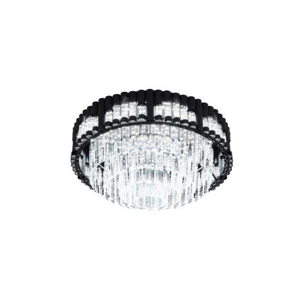 Brilagi - stmievateľné stropné LED svietidlo CROWN LED/41W/230V 3000-6000K, priemer 48 cm, čierne, s diaľkovým ovládaním