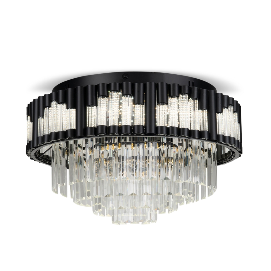 BRILAGI - stmievateľné stropné LED svietidlo CROWN LED/41W/230V 3000-6000K, priemer 48 cm, čierne, s diaľkovým ovládaním