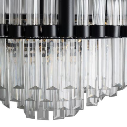 BRILAGI - stmievateľné stropné LED svietidlo CROWN LED/41W/230V 3000-6000K, priemer 48 cm, čierne, s diaľkovým ovládaním