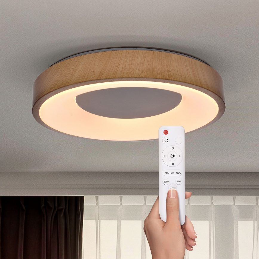 Brilagi - LED Stmievateľné stropné svietidlo DORIA LED/48W/230V 3000-6500K pr. 39 cm + diaľkové ovládanie