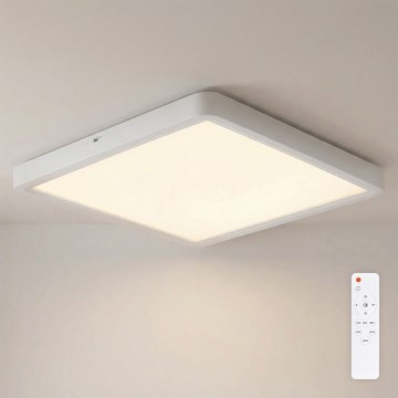 Brilagi - LED stmievateľné stropné svietidlo ESTELA SQUARE LED/36W/230V 3000-6500K 31x31 cm biela + diaľkové ovládanie