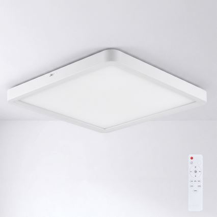 Brilagi - LED stmievateľné stropné svietidlo ESTELA SQUARE LED/36W/230V 3000-6500K 31x31 cm biela + diaľkové ovládanie