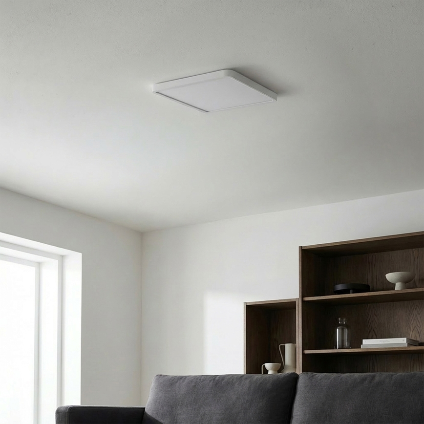 Brilagi - LED stmievateľné stropné svietidlo ESTELA SQUARE LED/36W/230V 3000-6500K 31x31 cm biela + diaľkové ovládanie