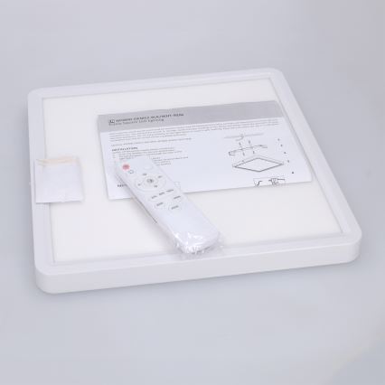 Brilagi - LED stmievateľné stropné svietidlo ESTELA SQUARE LED/36W/230V 3000-6500K 31x31 cm biela + diaľkové ovládanie