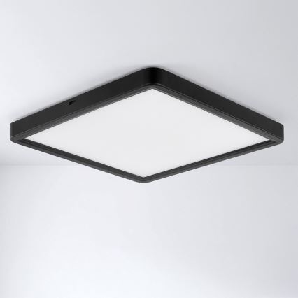Brilagi - LED stmievateľné stropné svietidlo ESTELA SQUARE LED/36W/230V 3000-6500K 31x31 cm čierna + diaľkové ovládanie