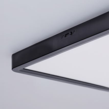 Brilagi - LED stmievateľné stropné svietidlo ESTELA SQUARE LED/36W/230V 3000-6500K 31x31 cm čierna + diaľkové ovládanie