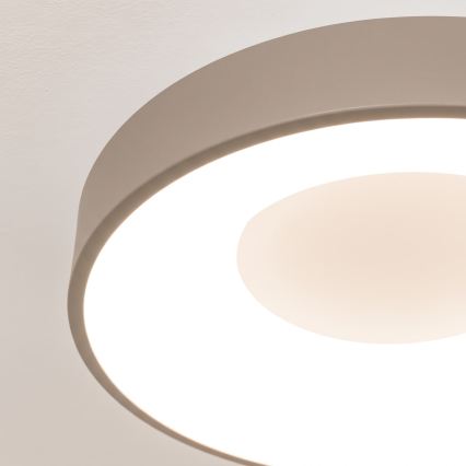BRILAGI - LED Stmievateľné stropné svietidlo FALCON II LED/67W/230V 3000-6500K pr. 40 cm biela/béžová + diaľkové ovládanie