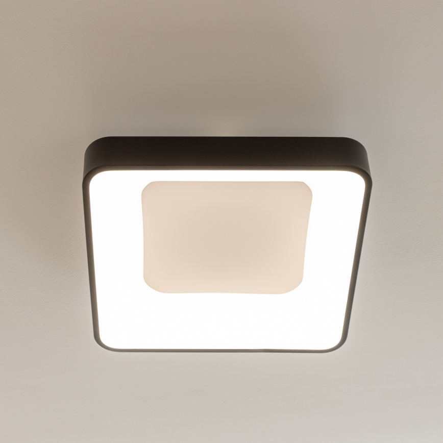 Brilagi - Stmievateľné LED stropné svietidlo FALCON II LED/80W/230V 3000-6500K 40x40 cm čierne + diaľkové ovládanie