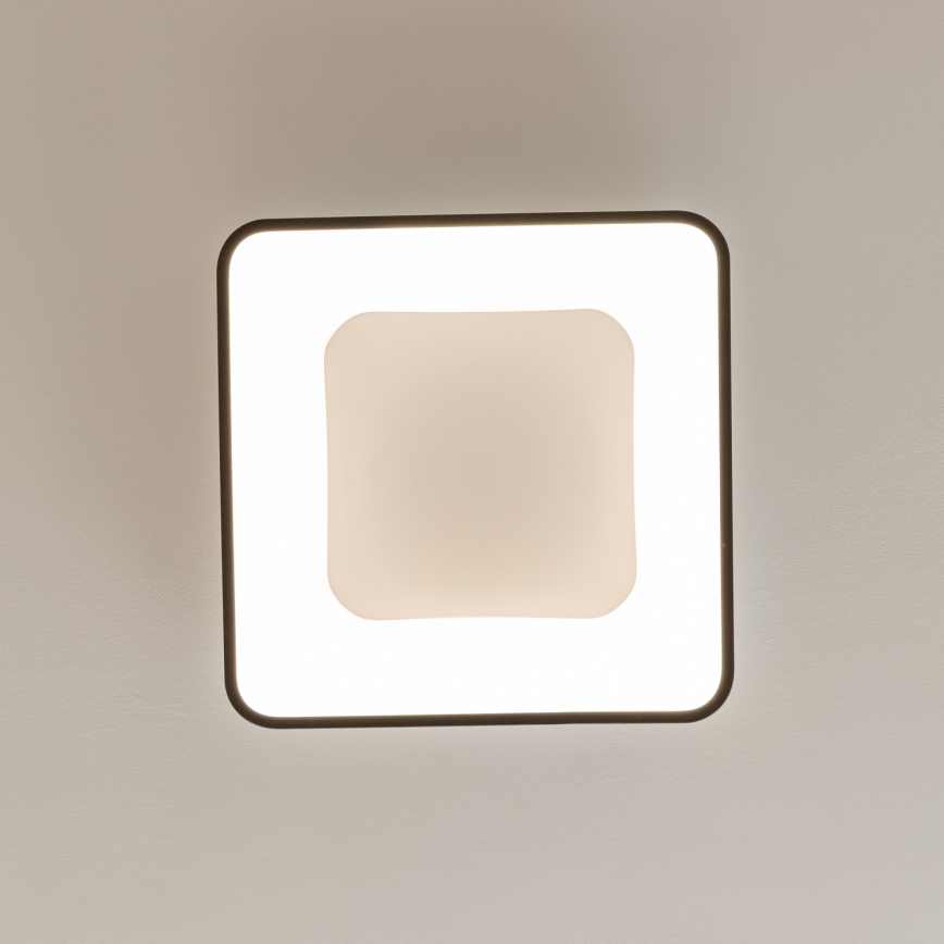 Brilagi - Stmievateľné LED stropné svietidlo FALCON II LED/80W/230V 3000-6500K 40x40 cm čierne + diaľkové ovládanie