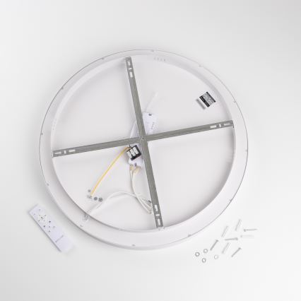 Brilagi - LED stmievateľné stropné svietidlo FALCON II LED/99W/230V 3000-6500K priemer 60 cm biele + diaľkové ovládanie