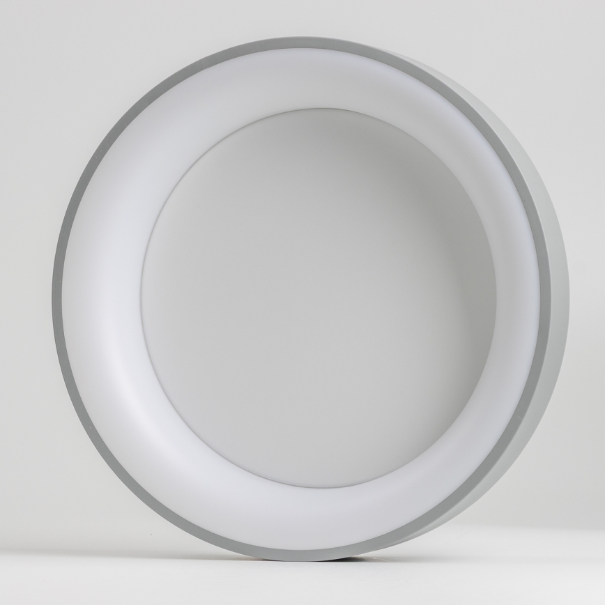 Brilagi - Stmievateľné LED stropné svietidlo FALCON LED/80W/230V 3000-6500K priemer 60 cm šedá + diaľkové ovládanie