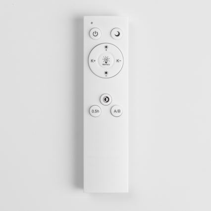 Brilagi - Stmievateľné LED stropné svietidlo FALCON LED/80W/230V 3000-6500K priemer 60 cm šedá + diaľkové ovládanie