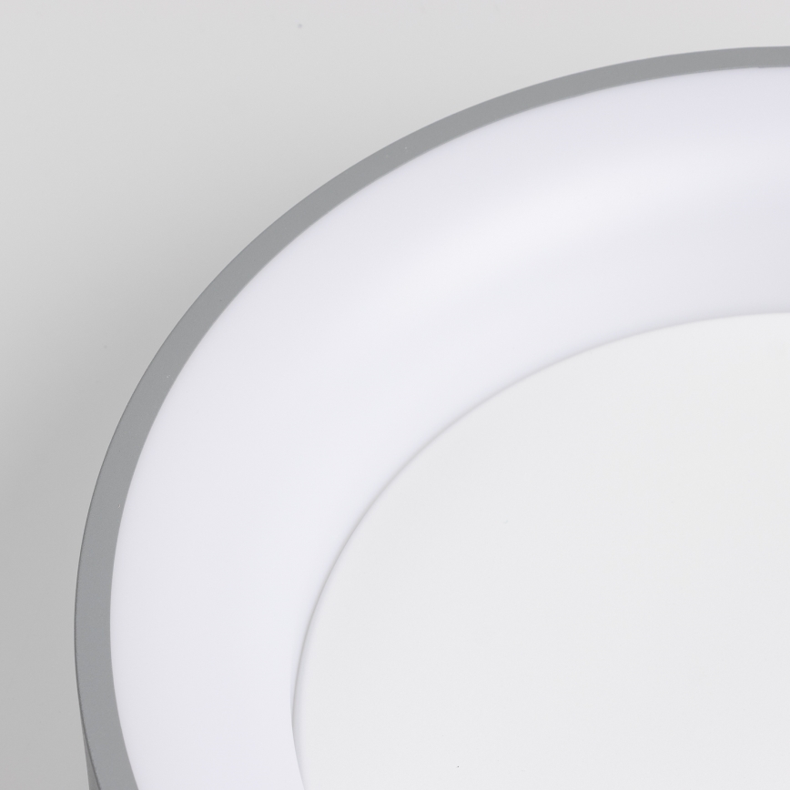 Brilagi - Stmievateľné LED stropné svietidlo FALCON LED/80W/230V 3000-6500K priemer 60 cm šedá + diaľkové ovládanie