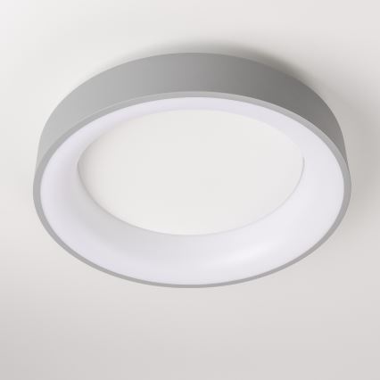 Brilagi - Stmievateľné LED stropné svietidlo FALCON LED/80W/230V 3000-6500K priemer 60 cm šedá + diaľkové ovládanie