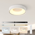 Brilagi - LED stmievateľné stropné svietidlo FALCON MODERN LED/30W/230V 3000-6000K 40 cm biela + diaľkové ovládanie