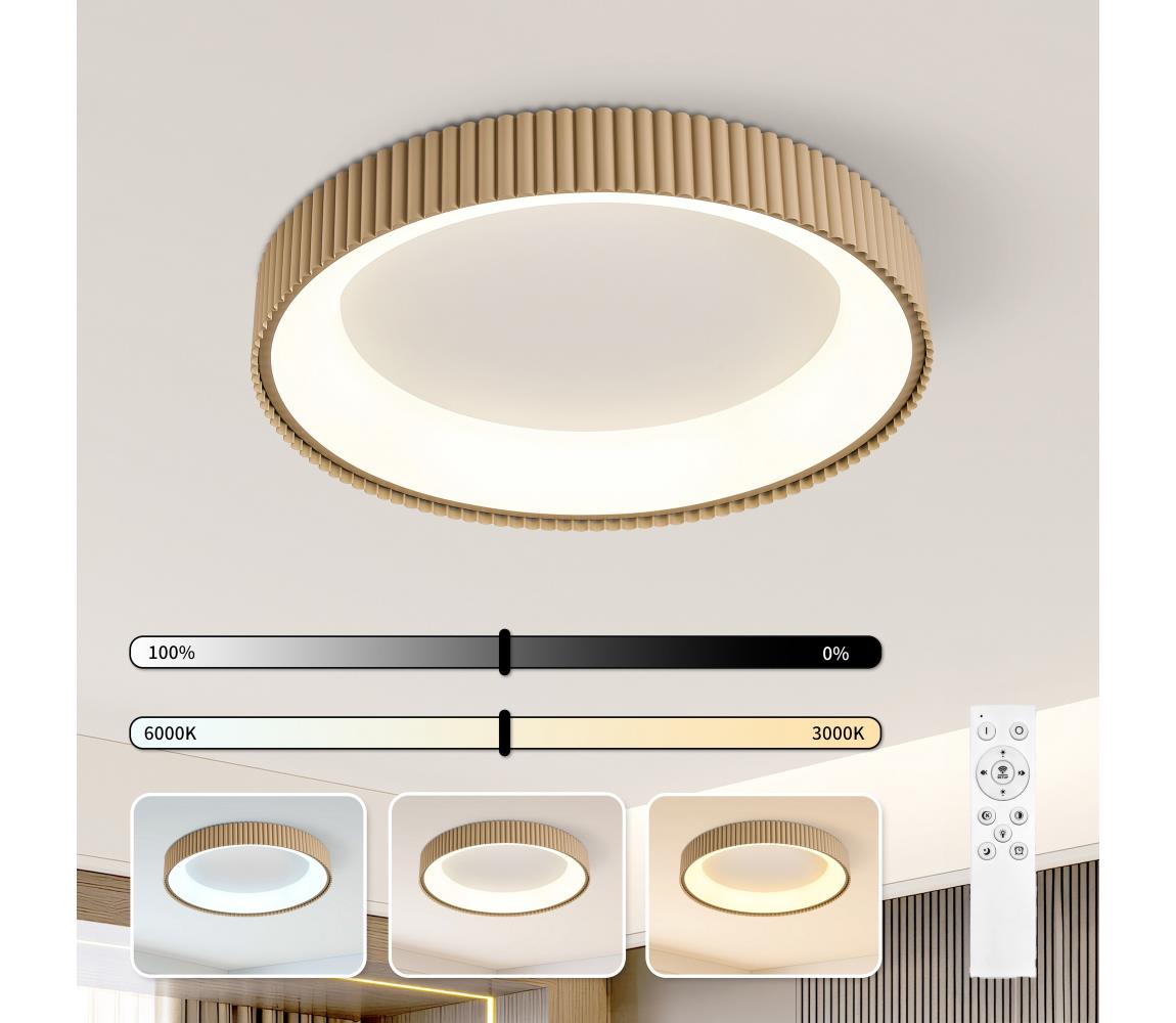 Brilagi - LED stmievateľné stropné svietidlo FALCON MODERN LED/54W/230V 60 cm béžové+DO BRI502
