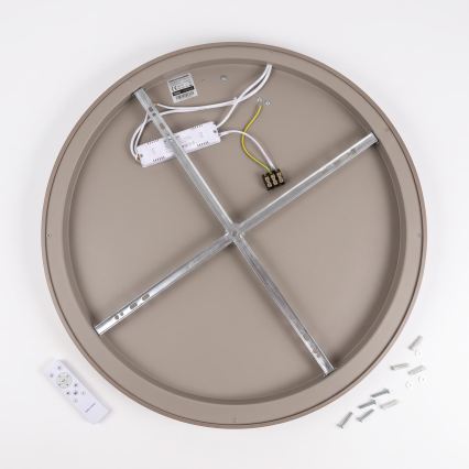 BRILAGI - LED Stmievateľné stropné svietidlo FALCON SLIM LED/42W/230V 3000-6500K pr. 50 cm béžová + diaľkové ovládanie