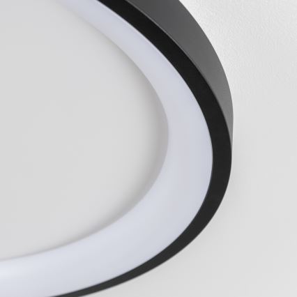 Brilagi - LED Stmievateľné stropné svietidlo FALCON SLIM LED/42W/230V 3000-6500K pr. 50 cm čierna + diaľkové ovládanie