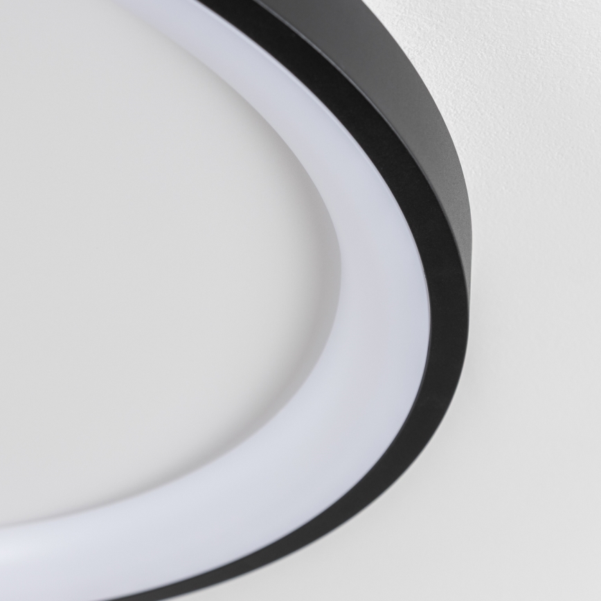 Brilagi - LED Stmievateľné stropné svietidlo FALCON SLIM LED/42W/230V 3000-6500K pr. 50 cm čierna + diaľkové ovládanie