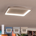 BRILAGI - LED stmievateľné stropné svietidlo FALCON SLIM LED/50W/230V 3000-6500K 50x50 cm béžové + diaľkové ovládanie