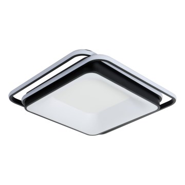 Brilagi - LED stmievateľné stropné svietidlo FLARE LED/102W/230V 3000-6000K 50x50 cm čierne + diaľkové ovládanie